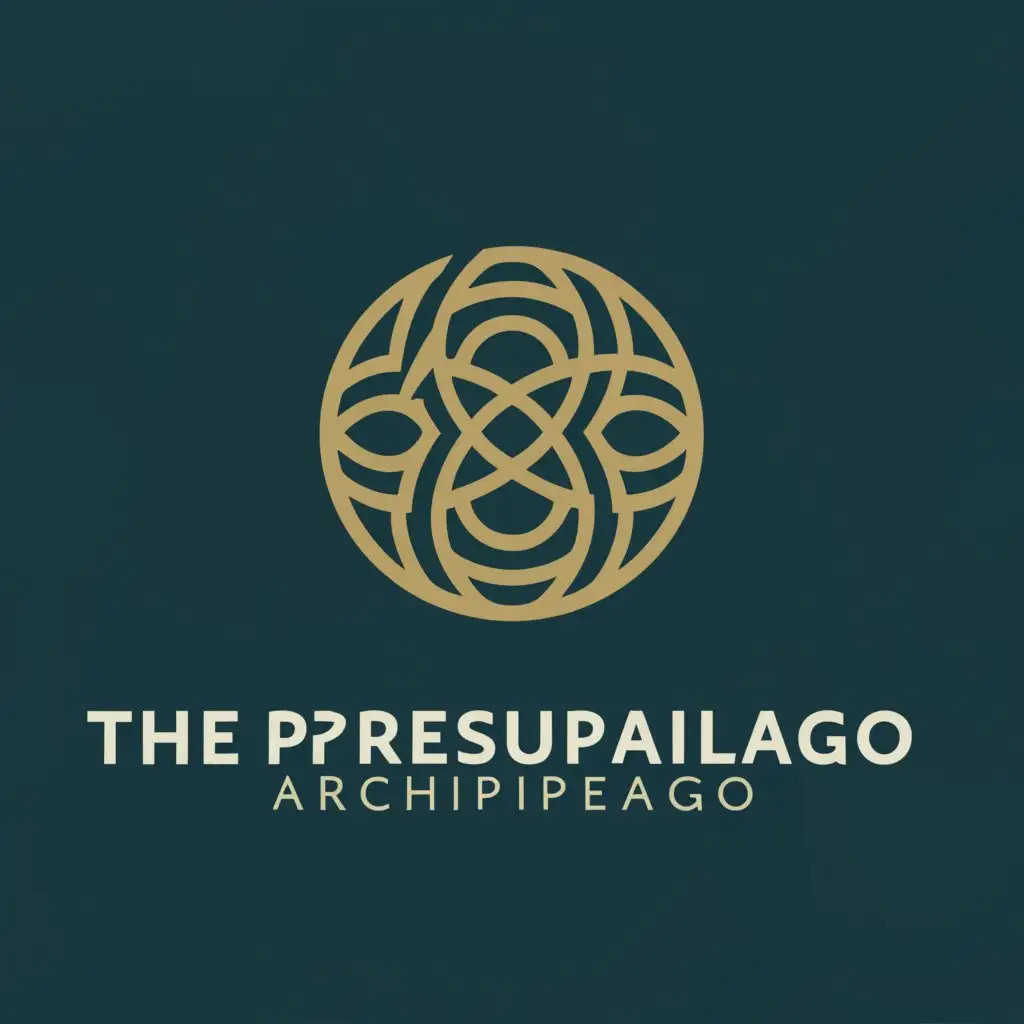 a logo design,with the text "The prosperous archipelago", main symbol:Earth brings prosperity to all people,complex,be used in Nonprofit industry,clear background