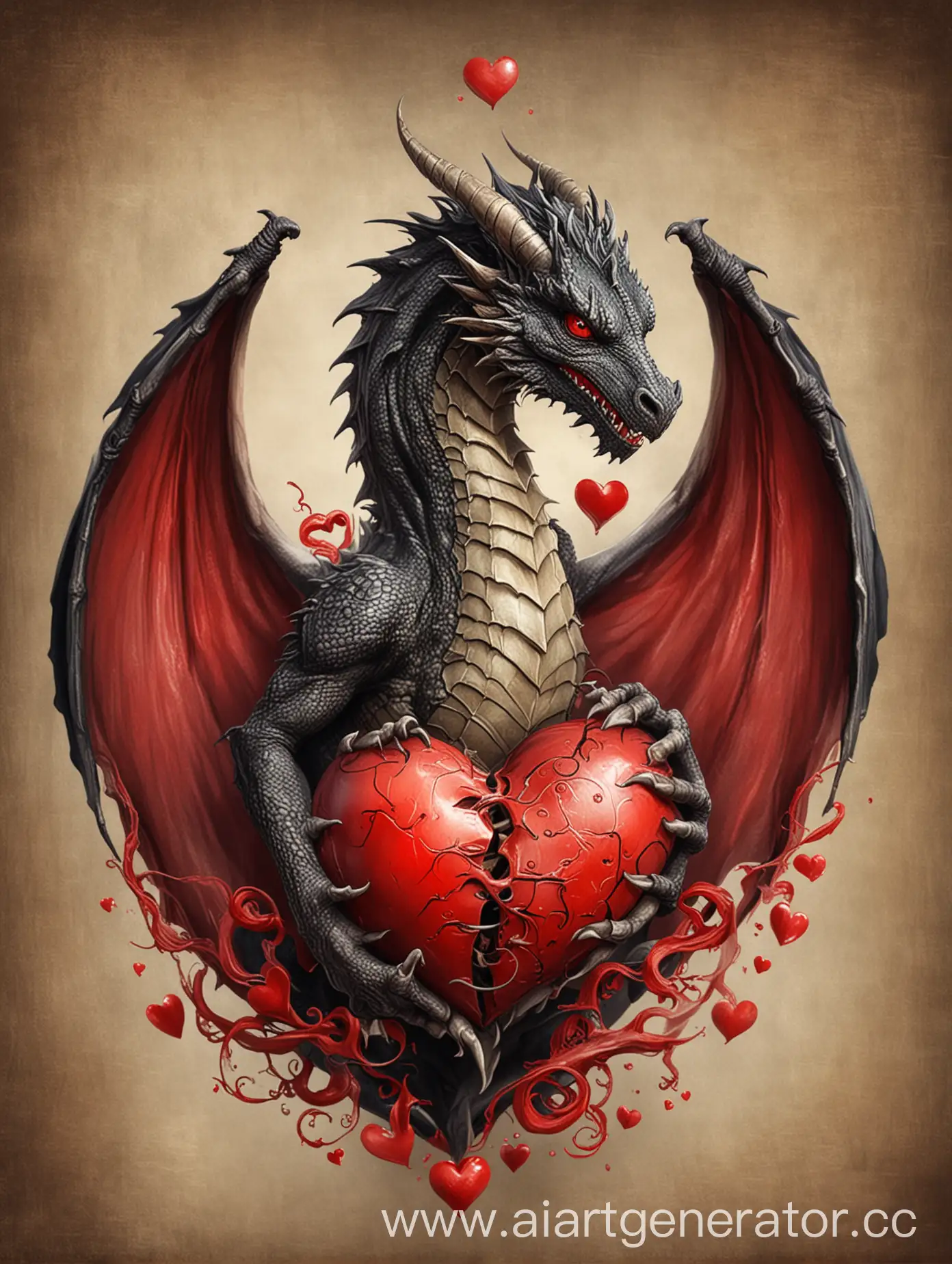 Fantasy-Dragon-Guarding-a-Glowing-Heart
