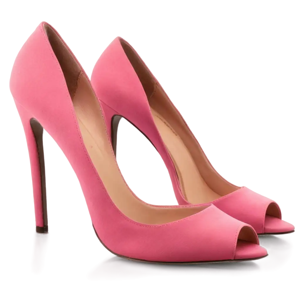 Stunning-Pink-High-Heels-PNG-Elevate-Your-Fashion-Designs-with-Transparent-Elegance