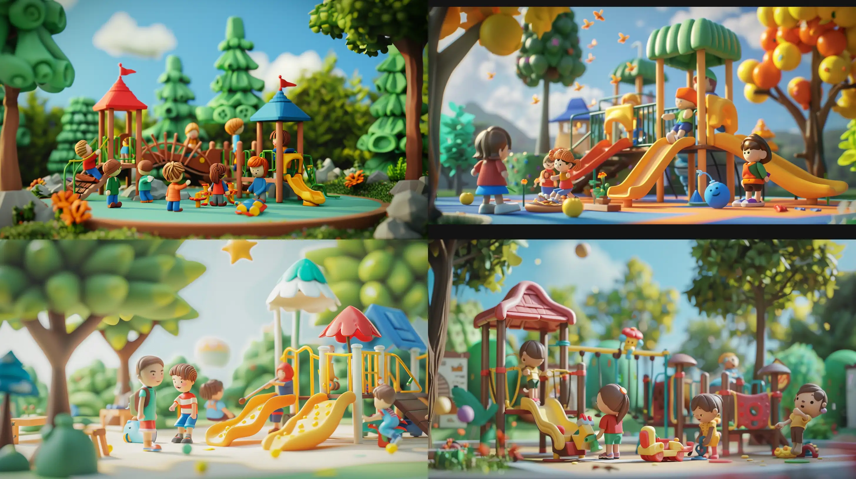 Vibrant-Clay-Animation-Childrens-Day-Playground-Fun