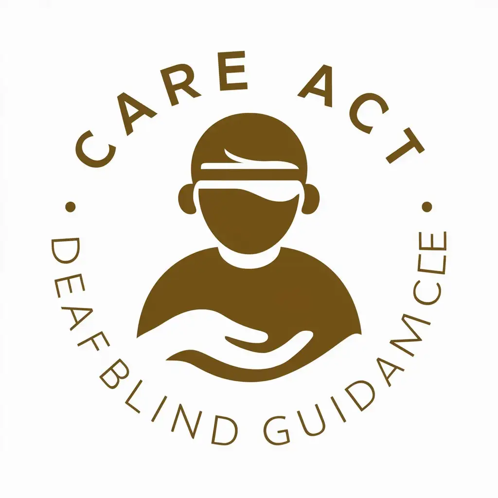 create a logo for care act and deafblind guidance
