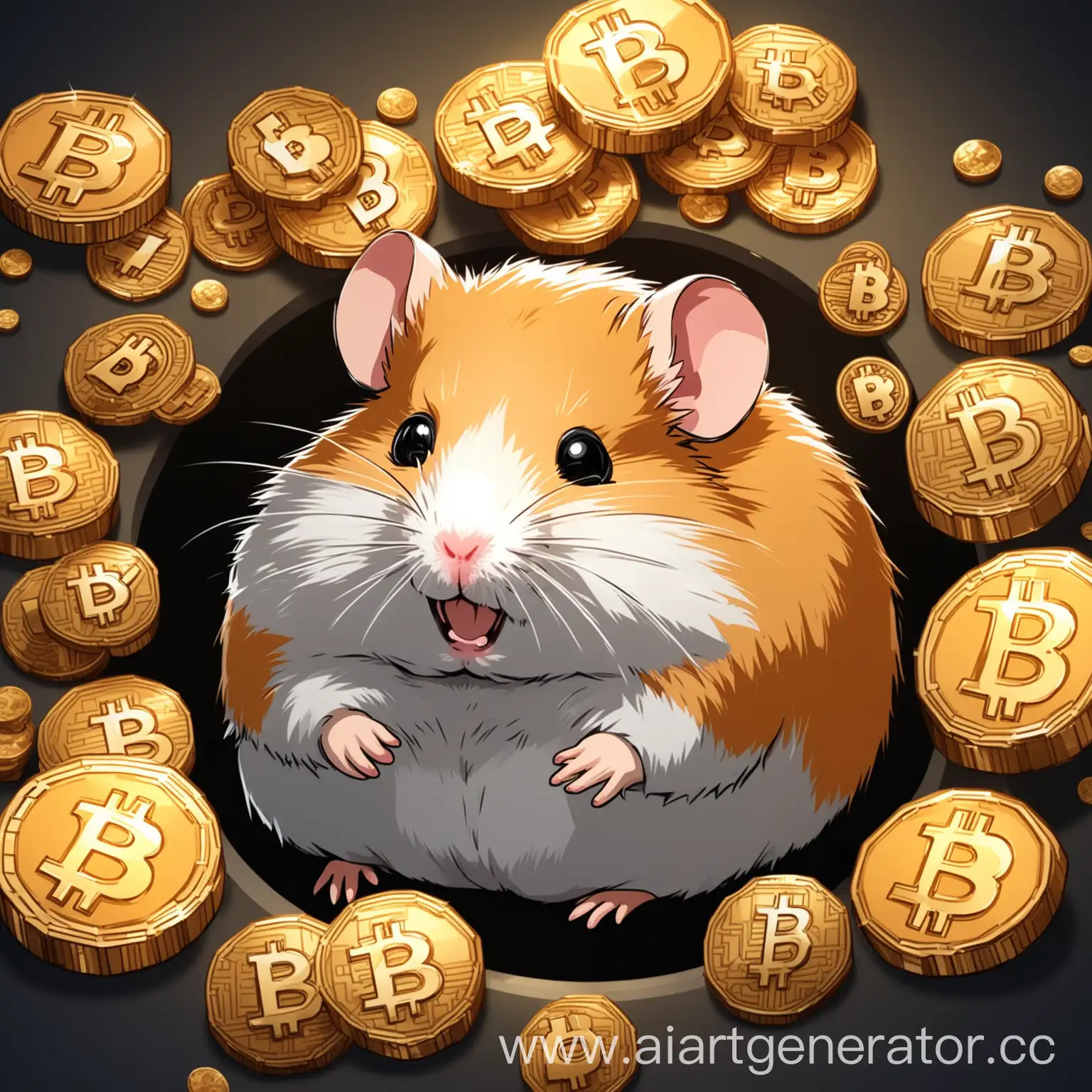 Cryptocurrency-Hamster-Logo-Design