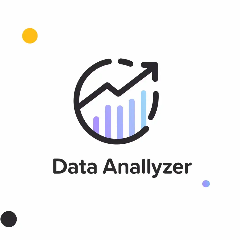 a logo design,with the text "Data Analyzer", main symbol:Chart,Moderate,be used in Retail industry,clear background