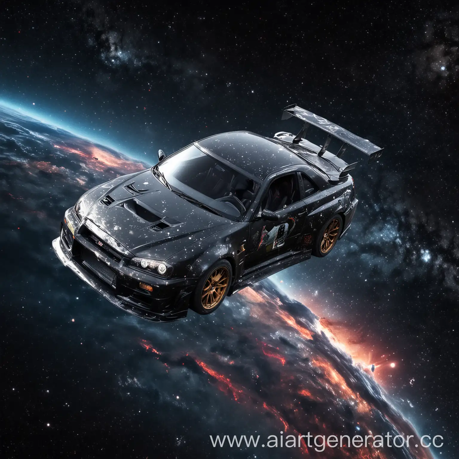 Skyline-GTR-R34-Drifting-Through-Cosmic-Expanse