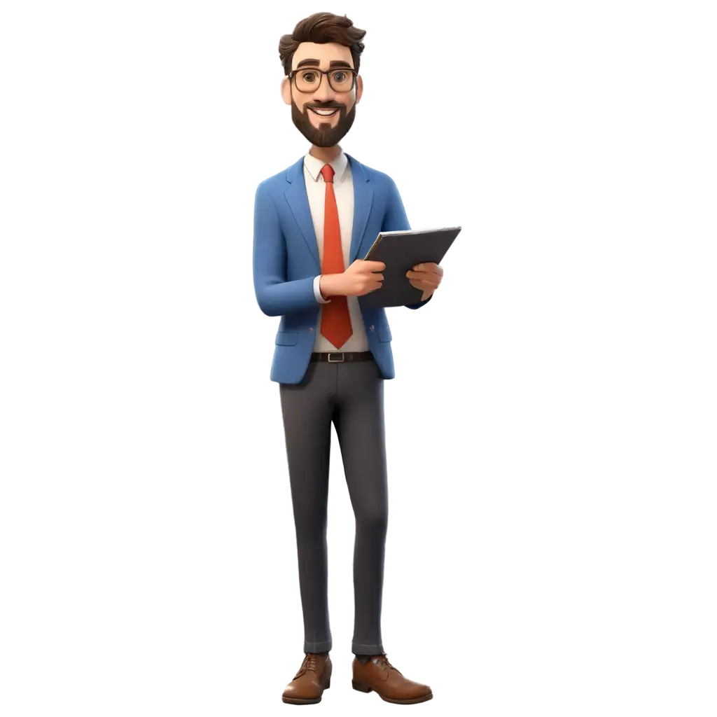 Dynamic-PNG-Illustration-Cartoon-Male-Teacher-Inspiring-Learning