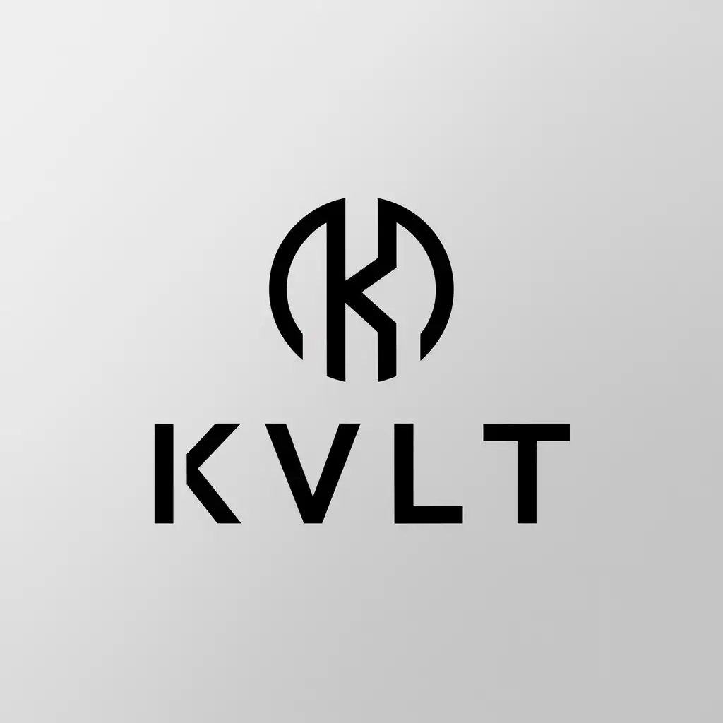 a logo design,with the text "KVLT", main symbol:KVLT,Minimalistic,be used in Retail industry,clear background