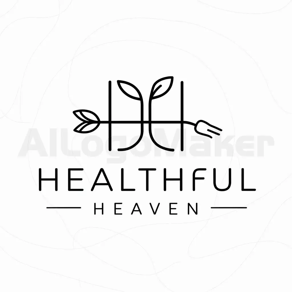 a logo design,with the text "Healthful Heaven", main symbol:Healthful Heaven,Moderate,be used in food lifestyle industry,clear background
