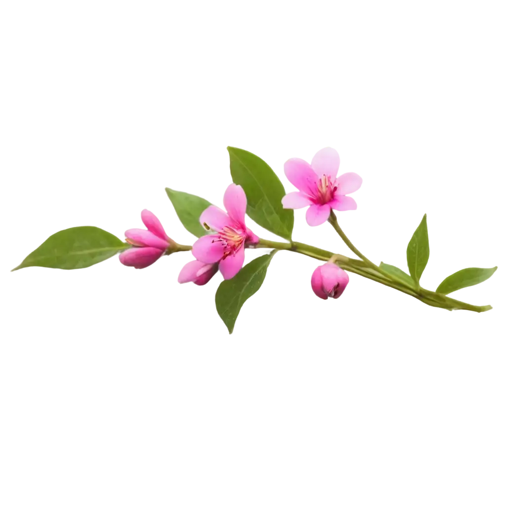 tiny pink flowers