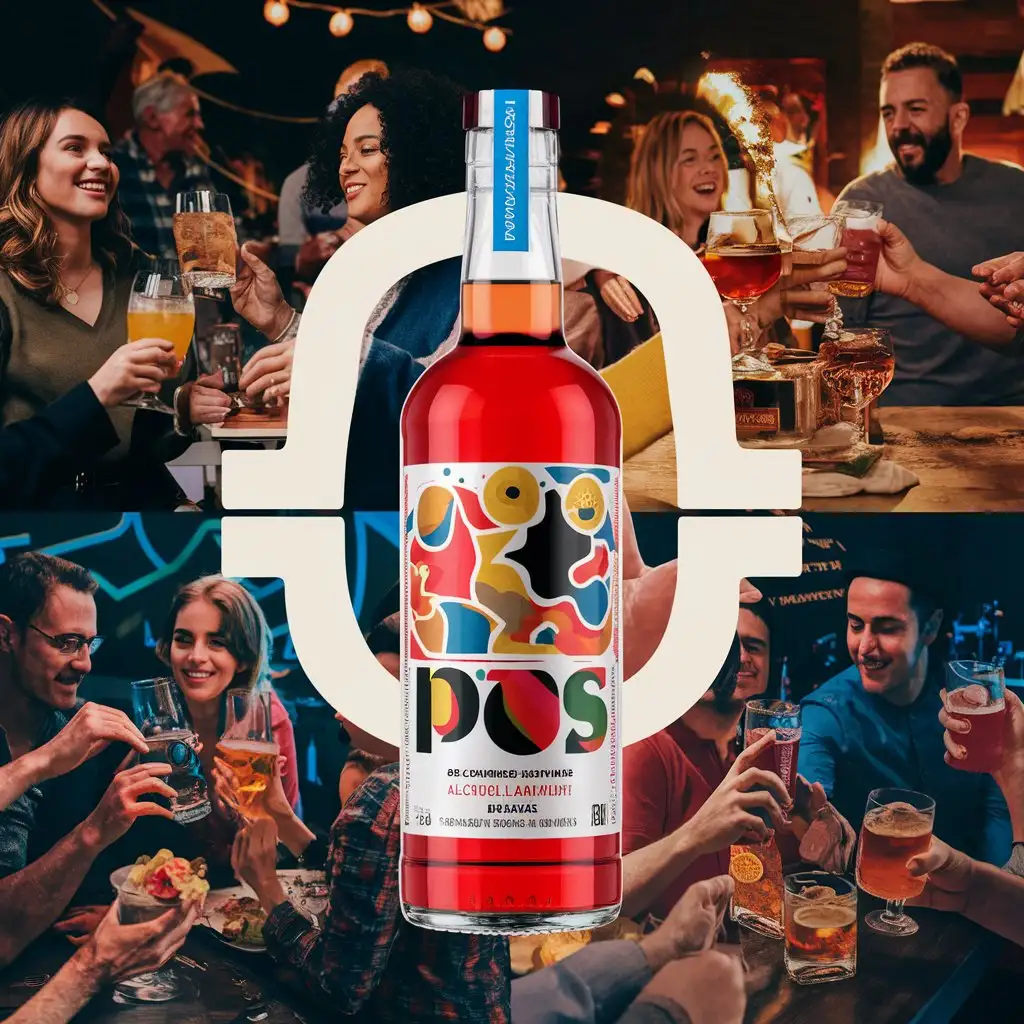 Popular Alcoholic Drink with Distinct Branding Stands Out in Competitive Market