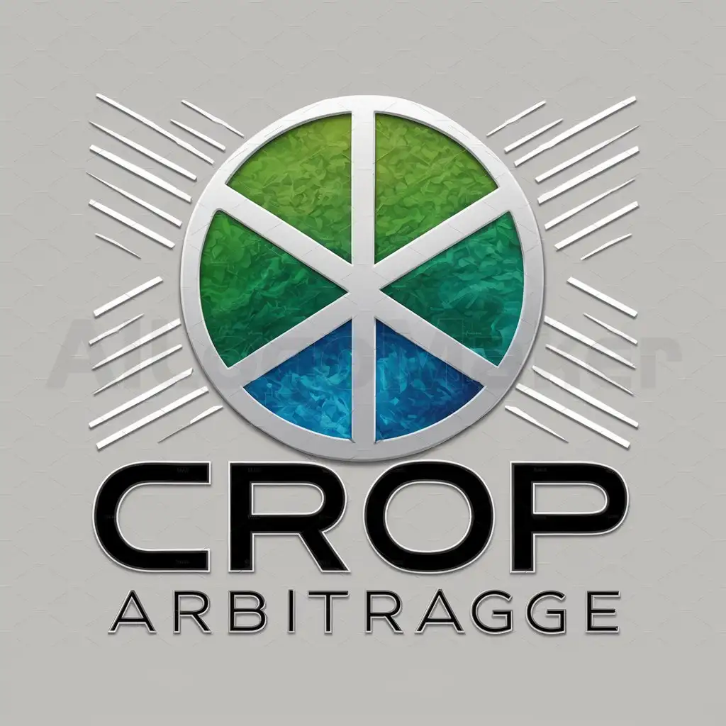 a logo design,with the text "CROP arbitrage", main symbol:romb,Moderate,be used in Finance industry,clear background