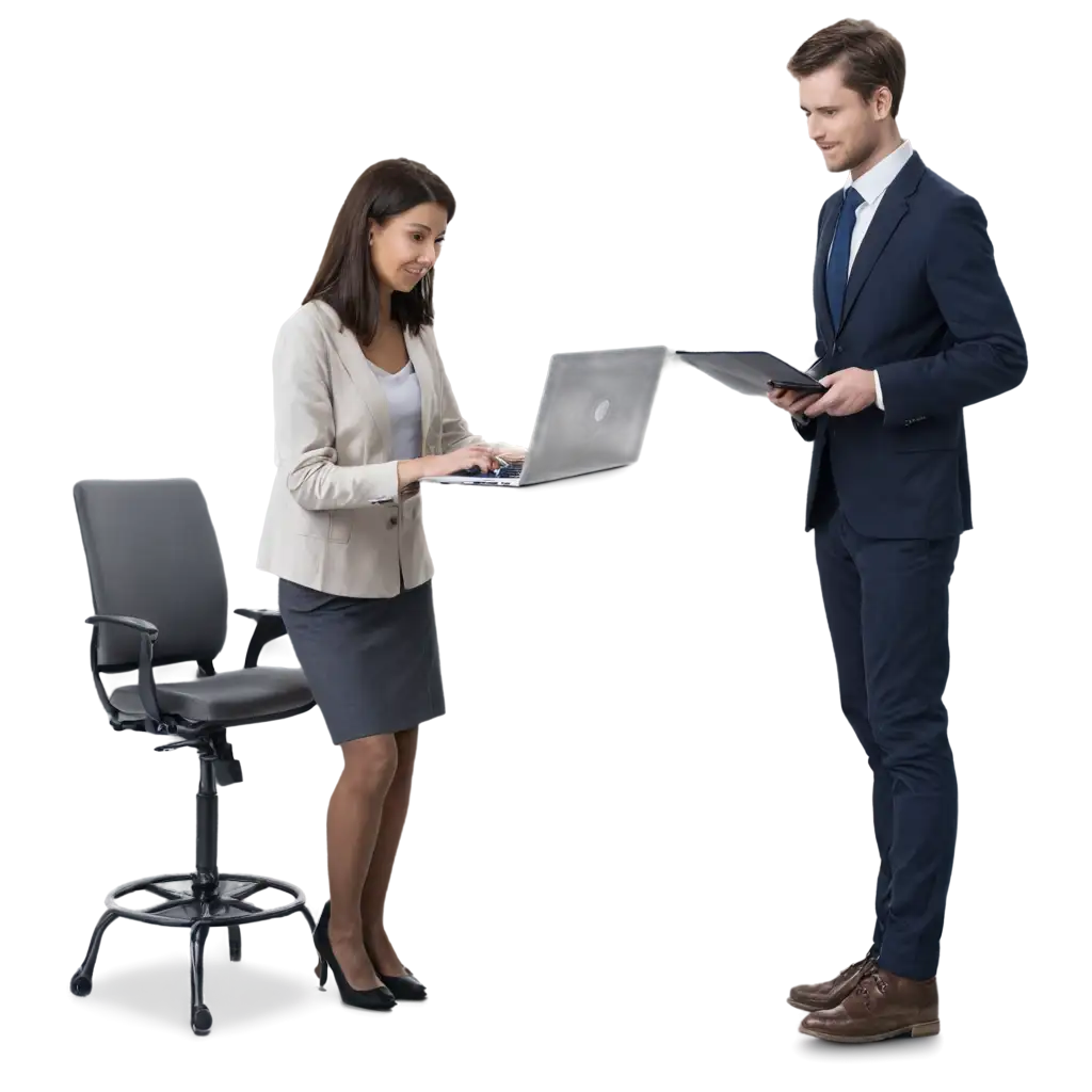 Dynamic-Collaboration-Person-Interacting-with-Computer-in-HighQuality-PNG-Image