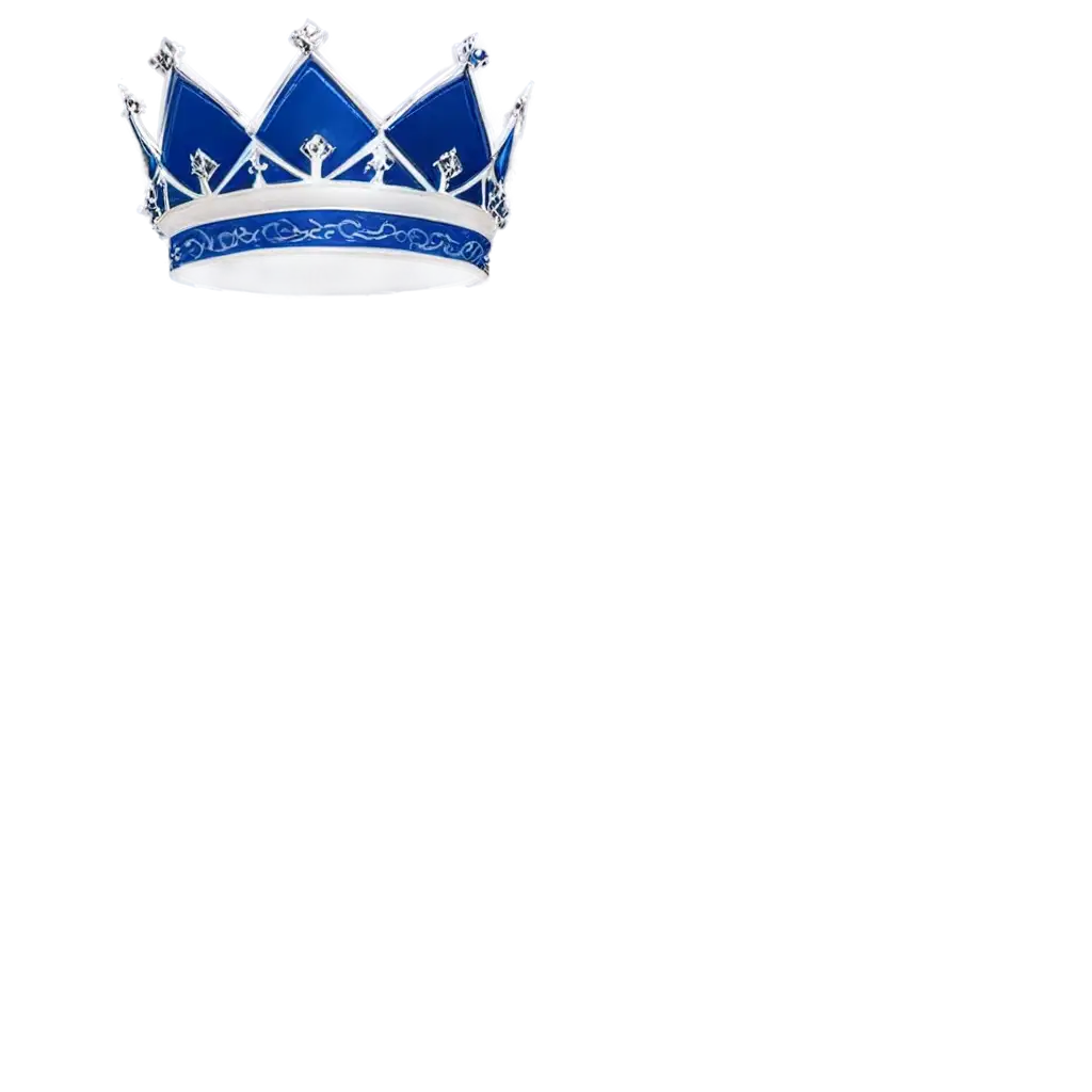Exquisite-PNG-Image-Royal-Crown-Queen-in-Elegant-Blue-and-White