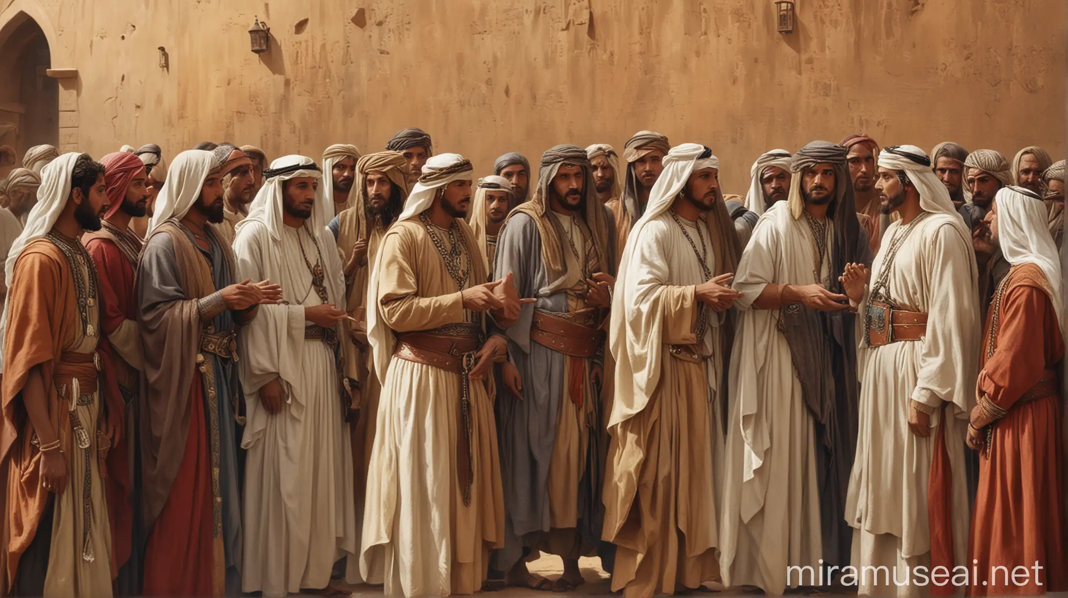 Arabian Council Discontent 600AD Meeting Grievance