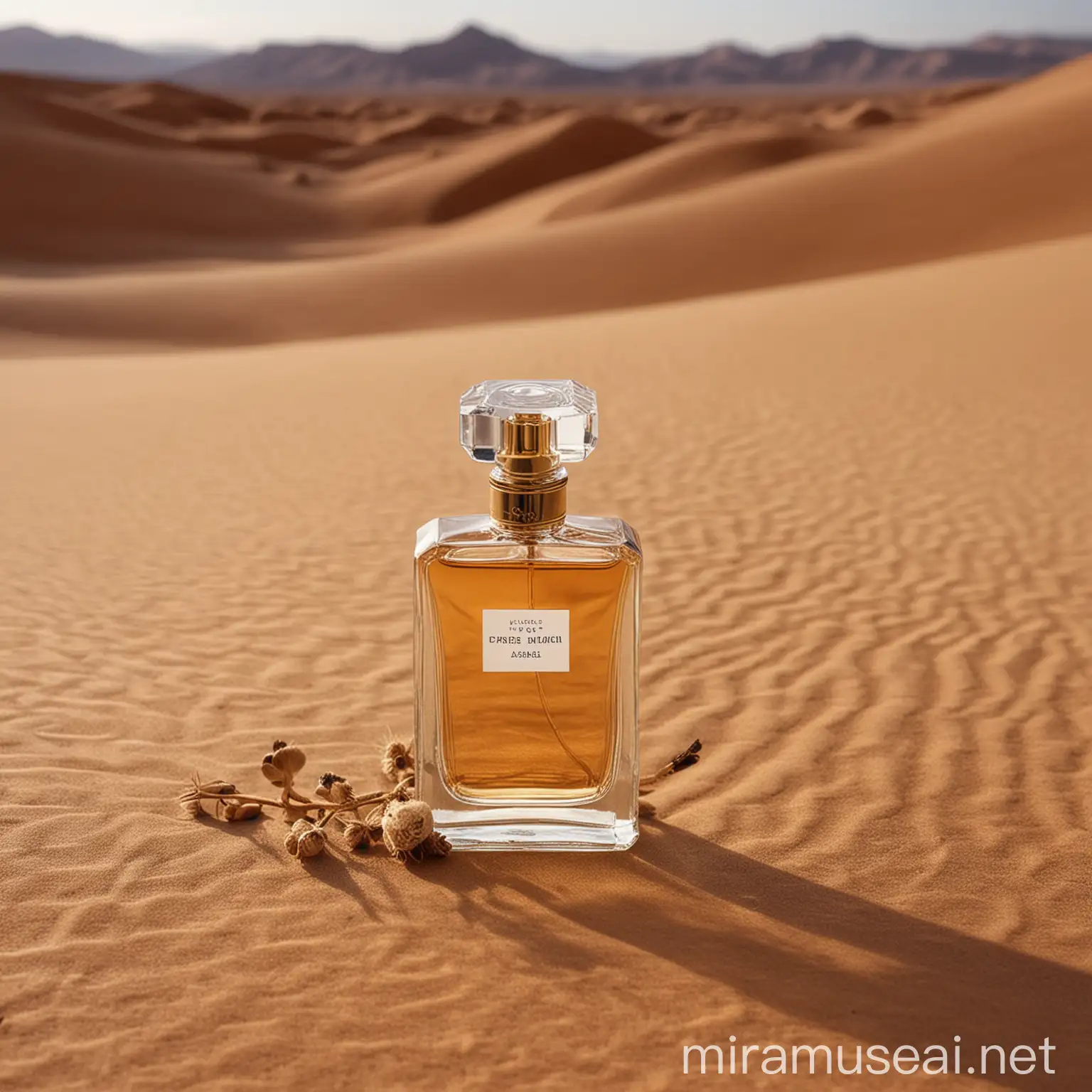 Sensory Delight Aromatic Blooms amidst Desert Sands