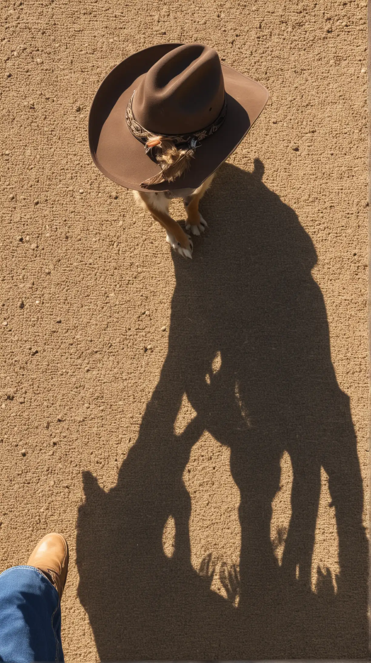 Lone Ranger Cat Feline in a Cowboy Hat