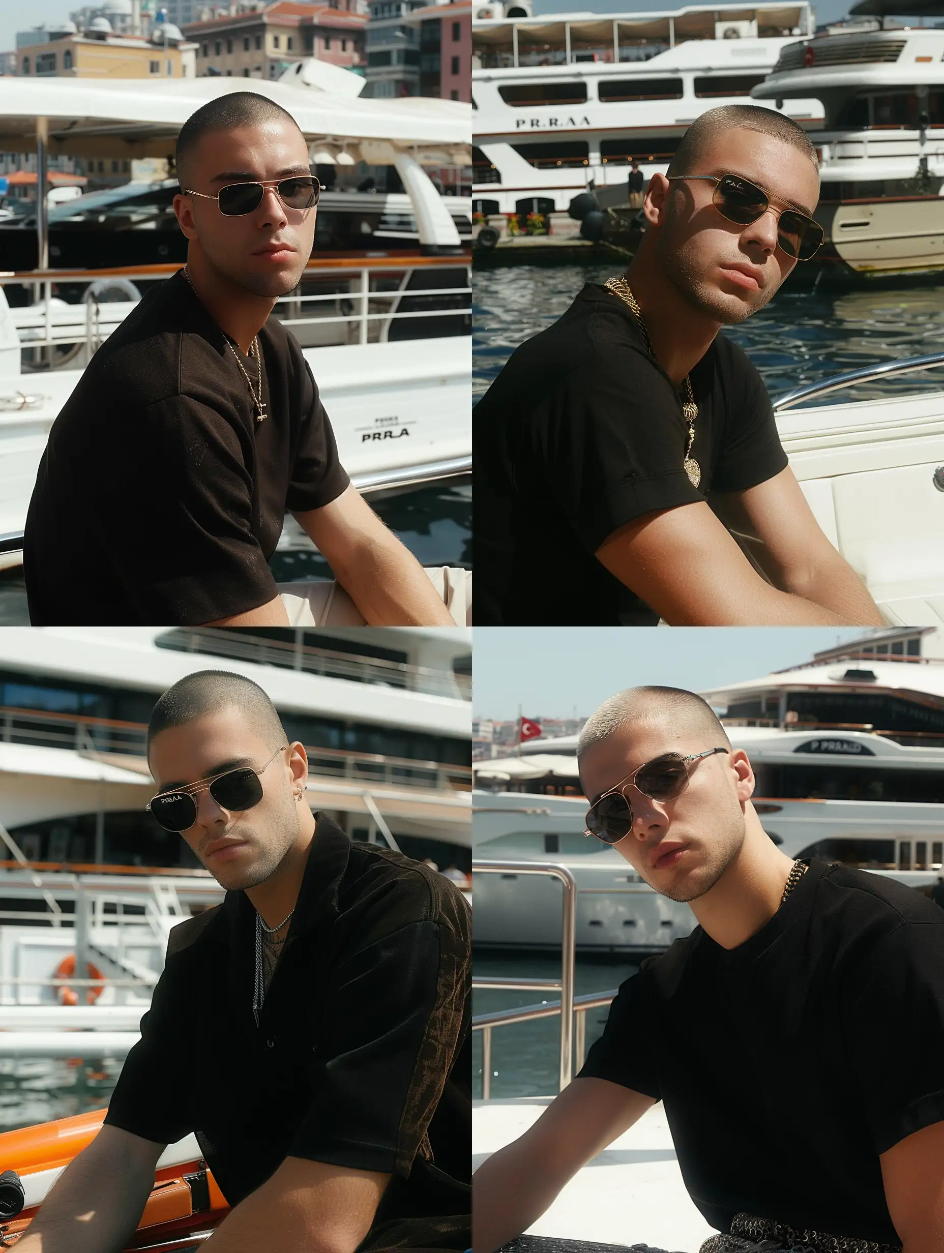 Young-Man-with-Buzzcut-Hair-Wearing-Prada-Sunglasses-in-Istanbul