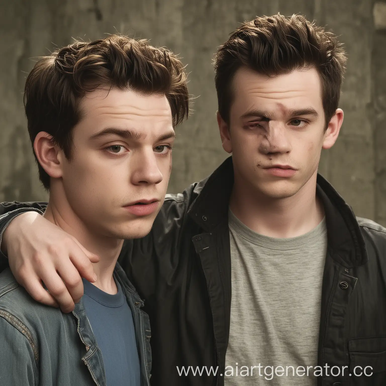 Ian-Gallagher-and-Mickey-Milkovich-from-Shameless-in-an-Urban-Setting