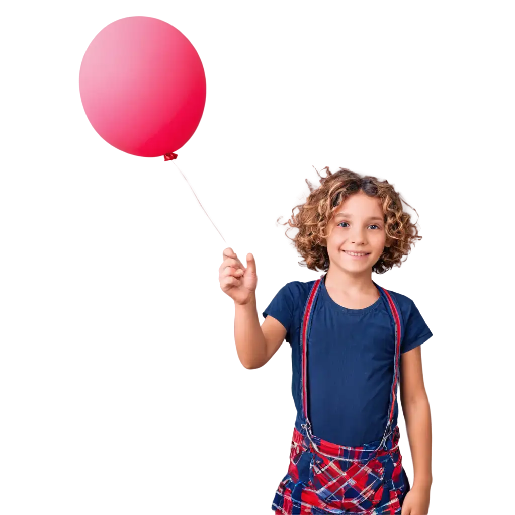 child balloon flying
