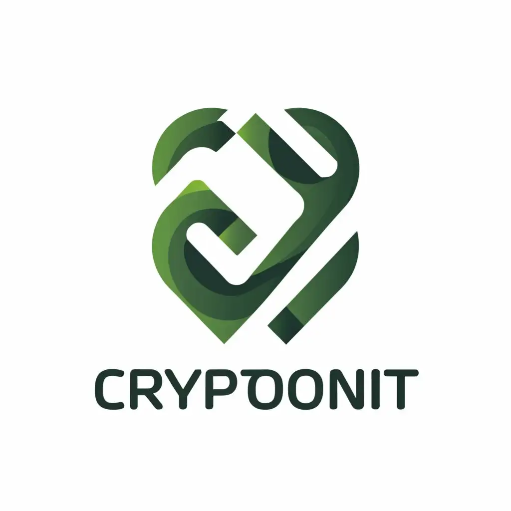 a logo design,with the text "cryptonit", main symbol:kryptonite,Moderate,be used in Finance industry,clear background