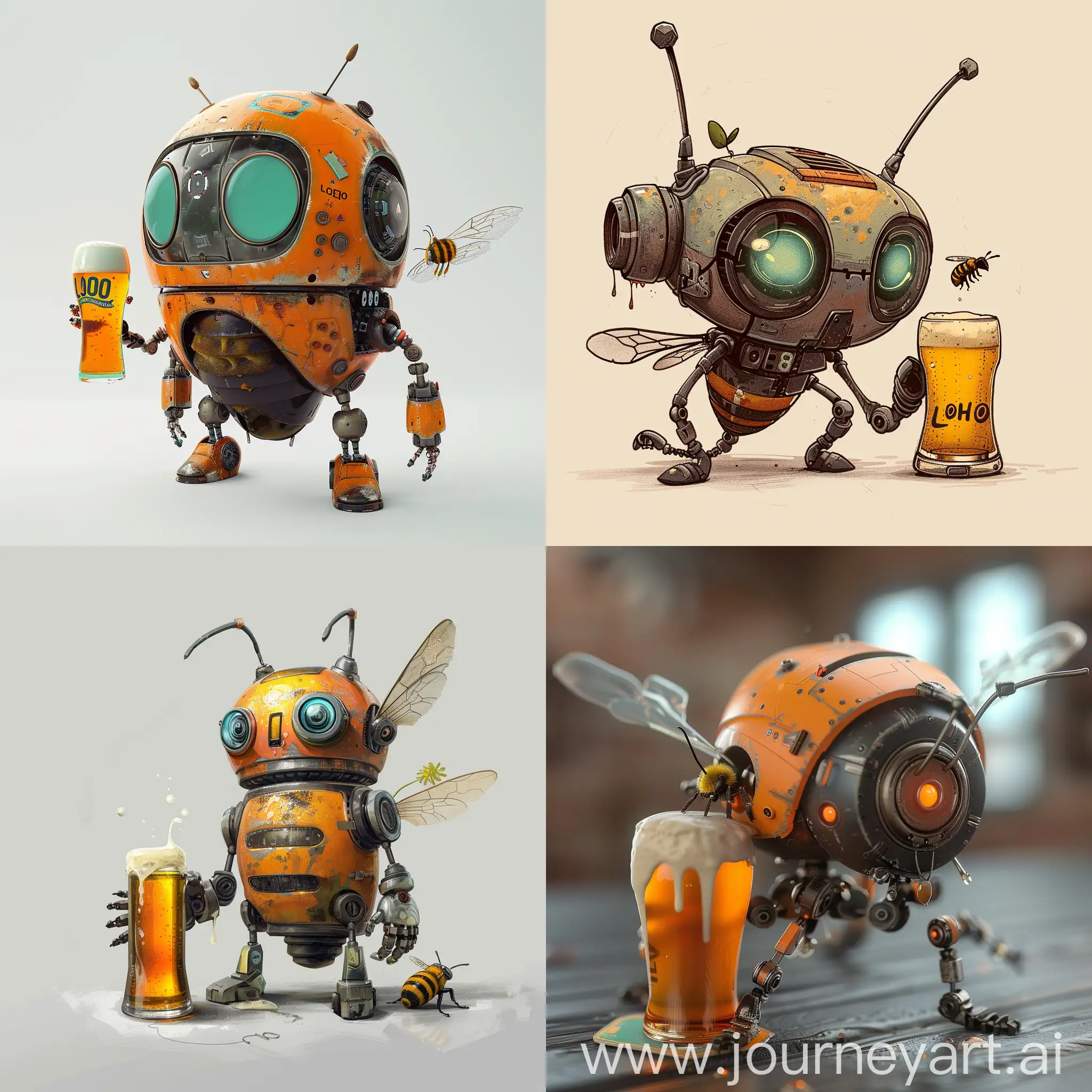 Small-RobotBee-with-Beer-Playful-and-Whimsical-Robotic-Insect-Enjoying-a-Beverage