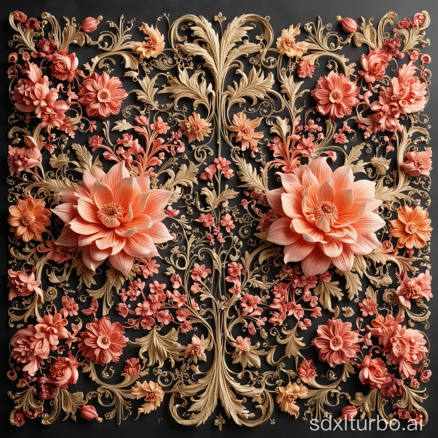 Elegant-Floral-Arabesque-Patterns-Intricate-Blooms-and-Delicate-Lines