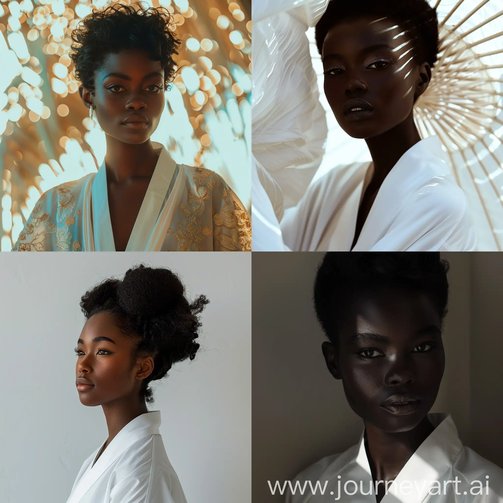 Elegant-DarkSkinned-Model-in-White-Kimono