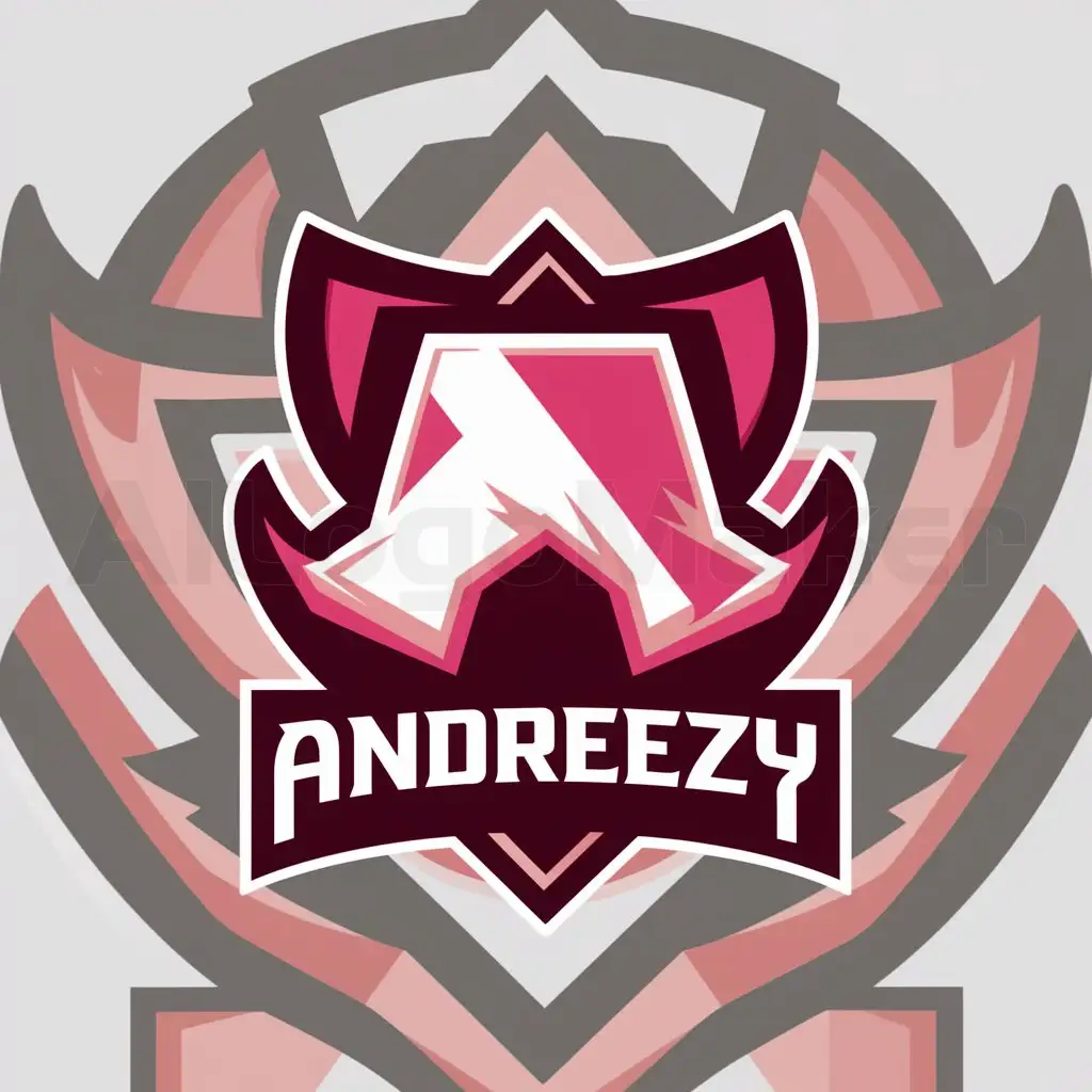 a logo design,with the text "ANDREEZY", main symbol:LOGO VIDEO GAME DOTA 2,complex,clear background