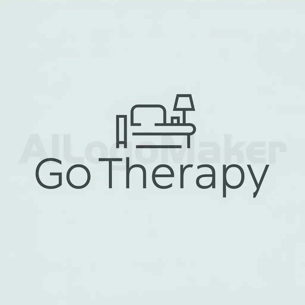 a logo design,with the text "GO Therapy", main symbol:Therapy,Moderate,clear background