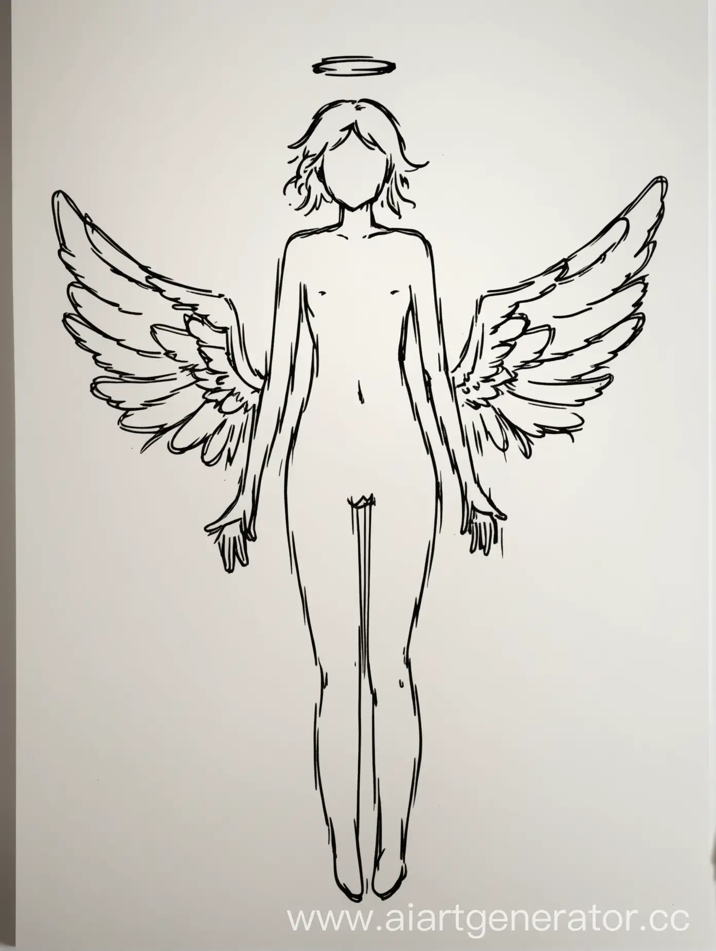 Minimalist-Angel-Tattoo-Sketch-Serene-2D-Artwork