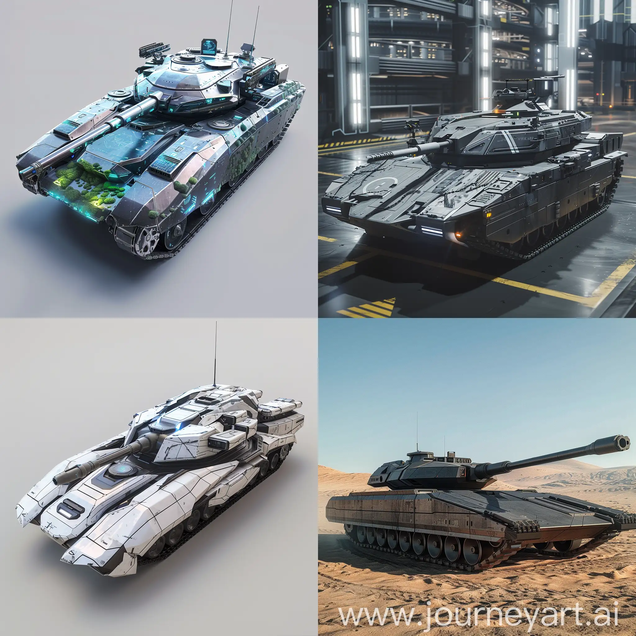 Futuristic tank, in futuristic style, Advanced Armor Materials, Modular Architecture, Electrothermal Chemical Propulsion, Integrated Energy Systems, Autonomous Systems, Electromagnetic Armor Regeneration, Directed Energy Weapons, Active Protection Systems, Adaptive Camouflage, Biometric Crew Interface, Stealth Coating, Active Defense Systems, Multifunctional Armor, Adaptive Suspension Systems, Integrated Sensor Suite, Modular Weapon Mounts, Active Camouflage Systems, Unmanned Aerial Vehicle (UAV) Launch/Recovery Systems, Environmental Control Systems, Advanced Communication Antennas, Solar Panel Arrays, Kinetic Energy Harvesting Systems, Thermal Electric Generators (TEGs), Wind Turbines, Regenerative Braking Systems, Hydrogen Fuel Cells, Biofuel Generators, Piezoelectric Materials, Algae Bioreactors, Thermoelectric Cooling Systems, Solar Concentrators, Wind Turbine Arrays, Hydrodynamic Turbines, Piezoelectric Armor Panels, Algae Bioreactor Facades, Thermal Energy Harvesters, Kinetic Energy Recovery Systems (KERS), Biomimetic Energy Harvesting Structures, Electrodynamic Tethers, Thermoacoustic Generators, unreal engine 5 --stylize 1000