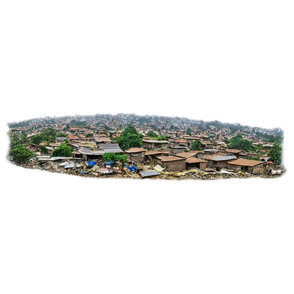 people live in slums