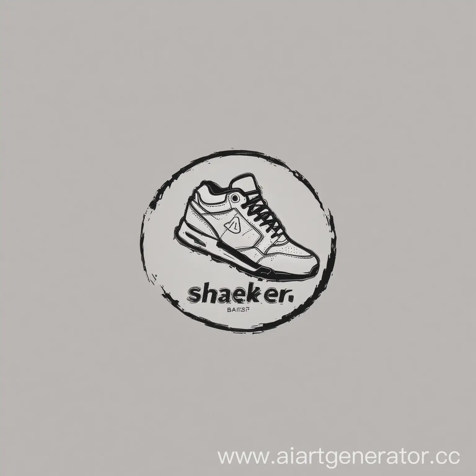 минималистичный логотип для магазина кроссовок sneaker beat. супер минимализм