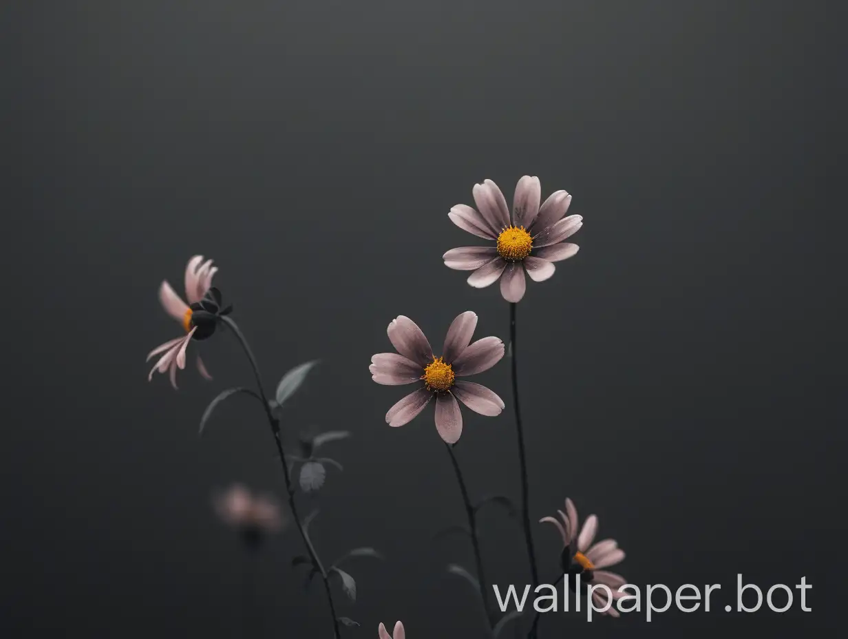 Lonely-Flowers-Scattered-in-a-Gloomy-Setting