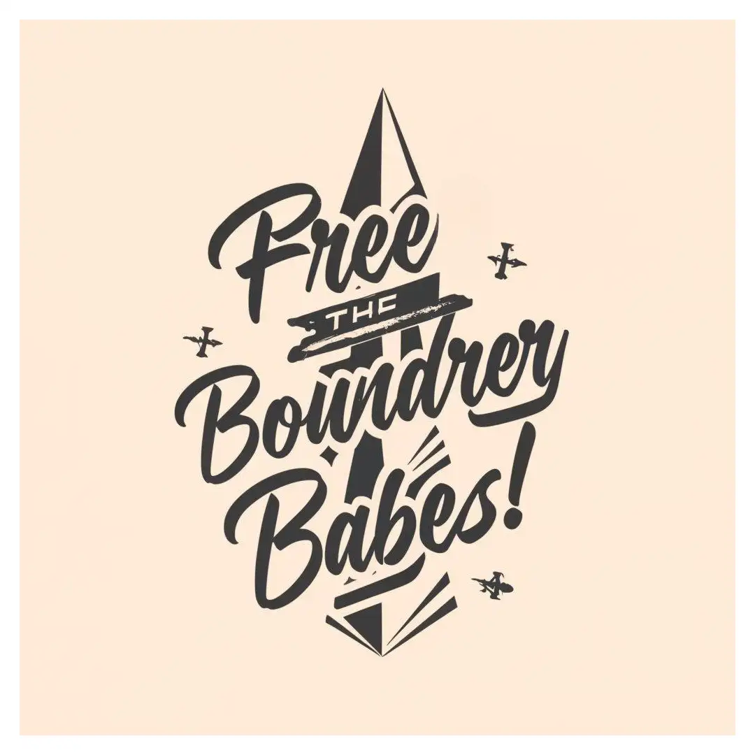 a logo design,with the text "Free the Boundary Babes!", main symbol:obelisk,Moderate,be used in Travel industry,clear background