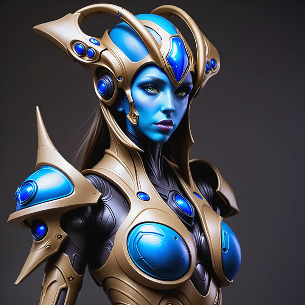 Rubber-Girl-Wearing-Protoss-Prosthetic-Armor