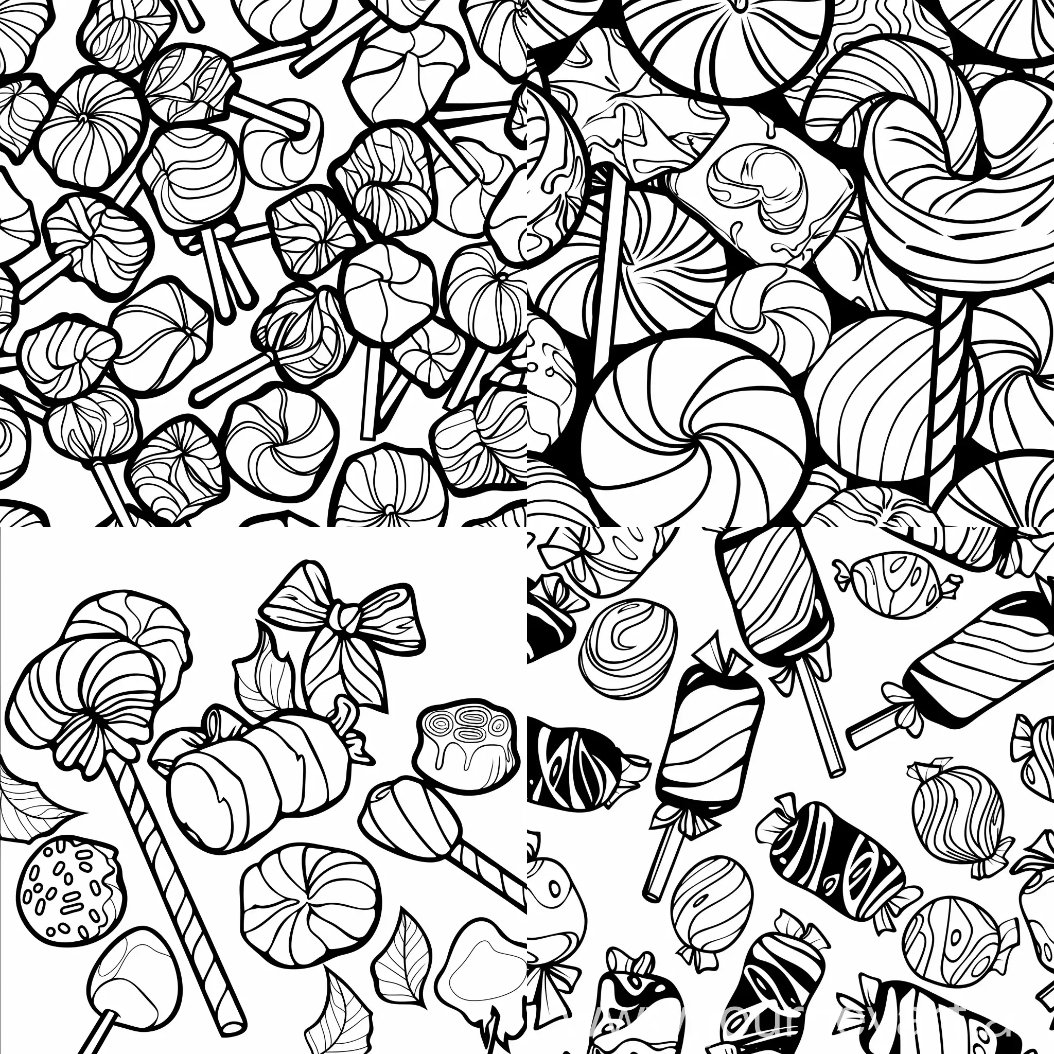 Simple-Candy-Coloring-Page-for-Kids-with-Bold-Lines-on-White-Background