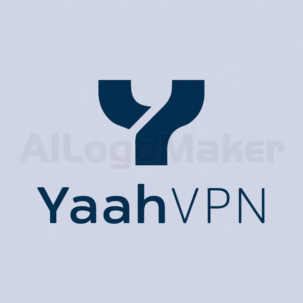 a logo design,with the text "yaahvpn", main symbol:yaahvpn,Moderate,clear background