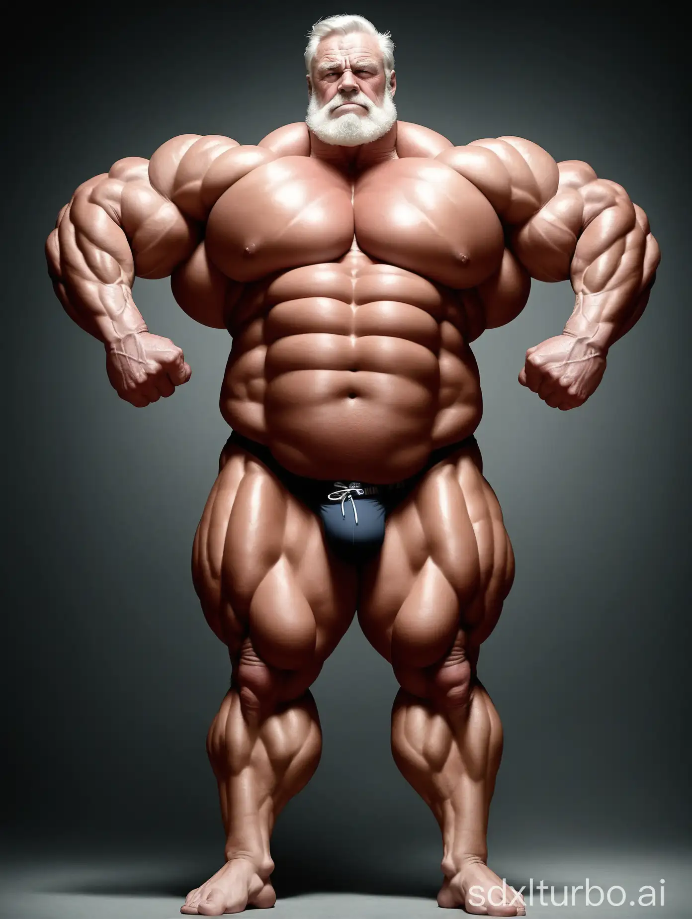 Muscular-Elderly-Giant-Demonstrating-Strength-in-a-Dynamic-Pose