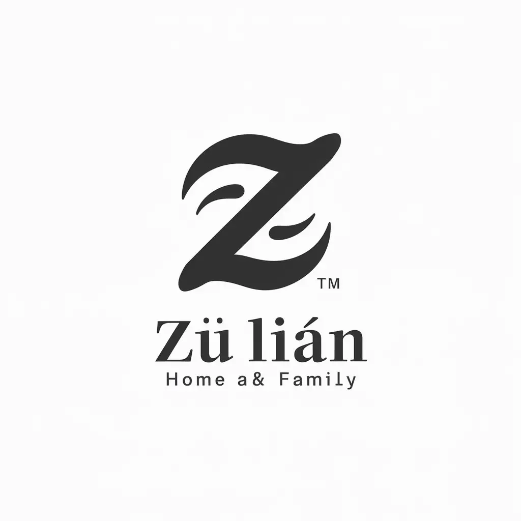 LOGO-Design-For-Z-Lin-English-Letter-Z-Symbol-in-Moderate-Style-for-Home-Family-Industry