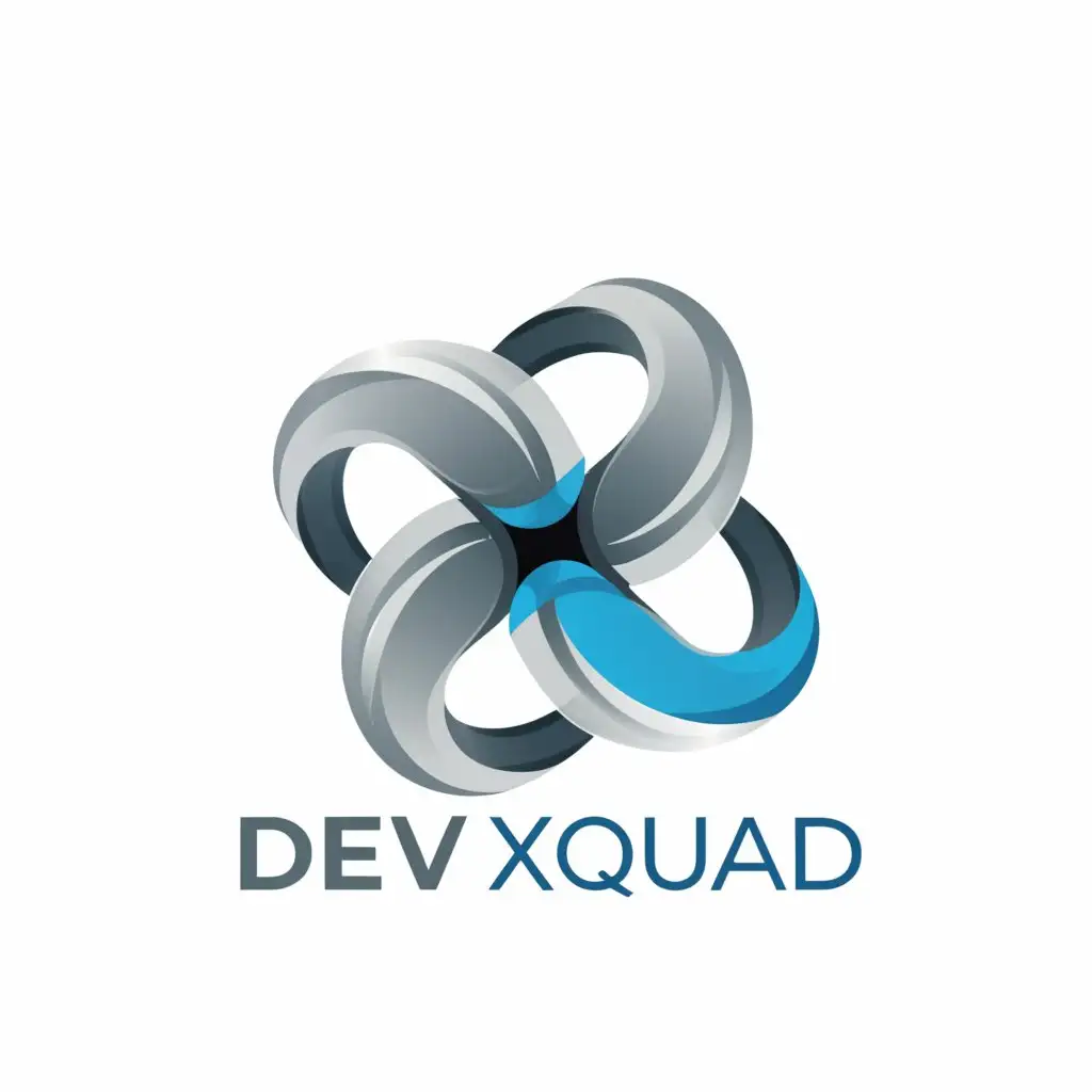 a logo design,with the text "Dev Xquad", main symbol:Technology enterprise,Moderate,be used in Technology industry,clear background