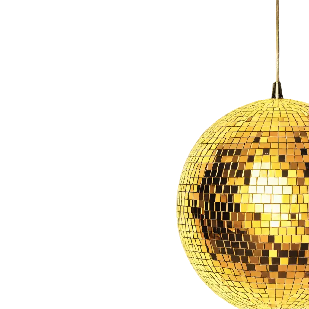 disco ball
golden