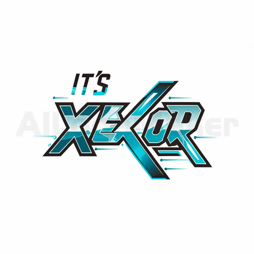 a logo design,with the text "ITS XEKOR", main symbol:ITS XEKOR,Minimalistic,be used in gaming industry,clear background