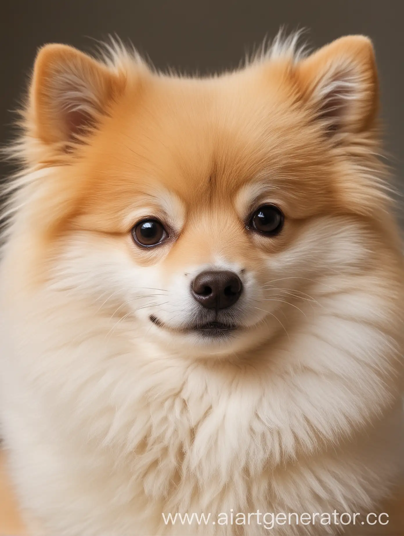 Adorable-Spitz-Dog-CloseUp-Portrait