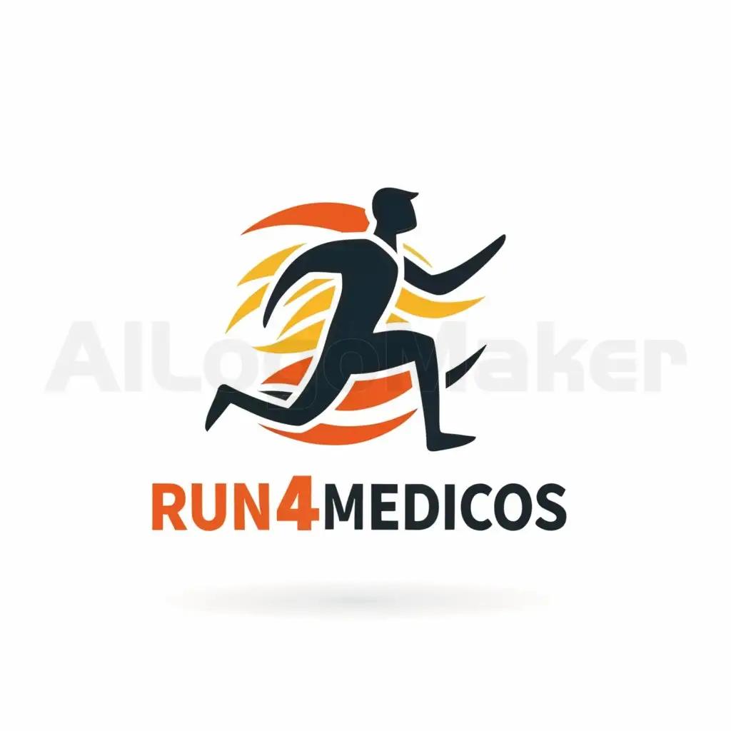 a logo design,with the text "Run4Medicos", main symbol:Beauty, sport,Moderate,clear background