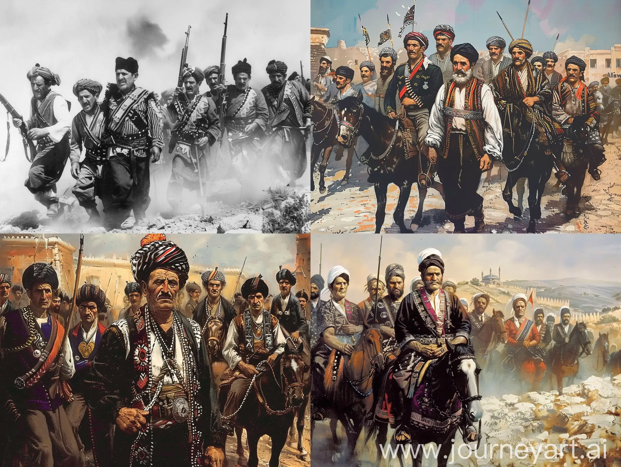 Yrk-Ali-Efe-Leading-the-Malga-Raid-Heroism-in-Turkish-War-of-Independence