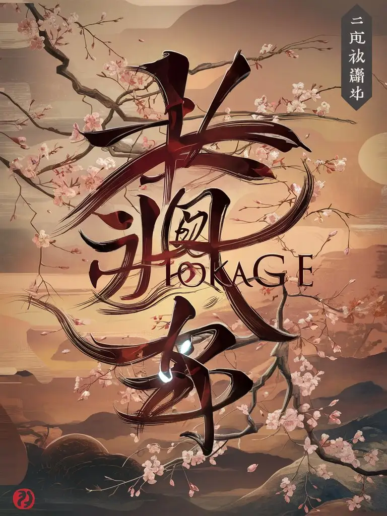 Japanese-Style-Hokage-Album-Cover-with-Traditional-Inscription