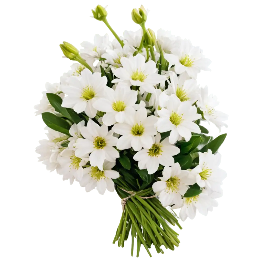 Exquisite-PNG-Image-of-Fresh-White-Flowers-Bunched-Together-Elevate-Your-Visuals-with-HighQuality-Floral-Art