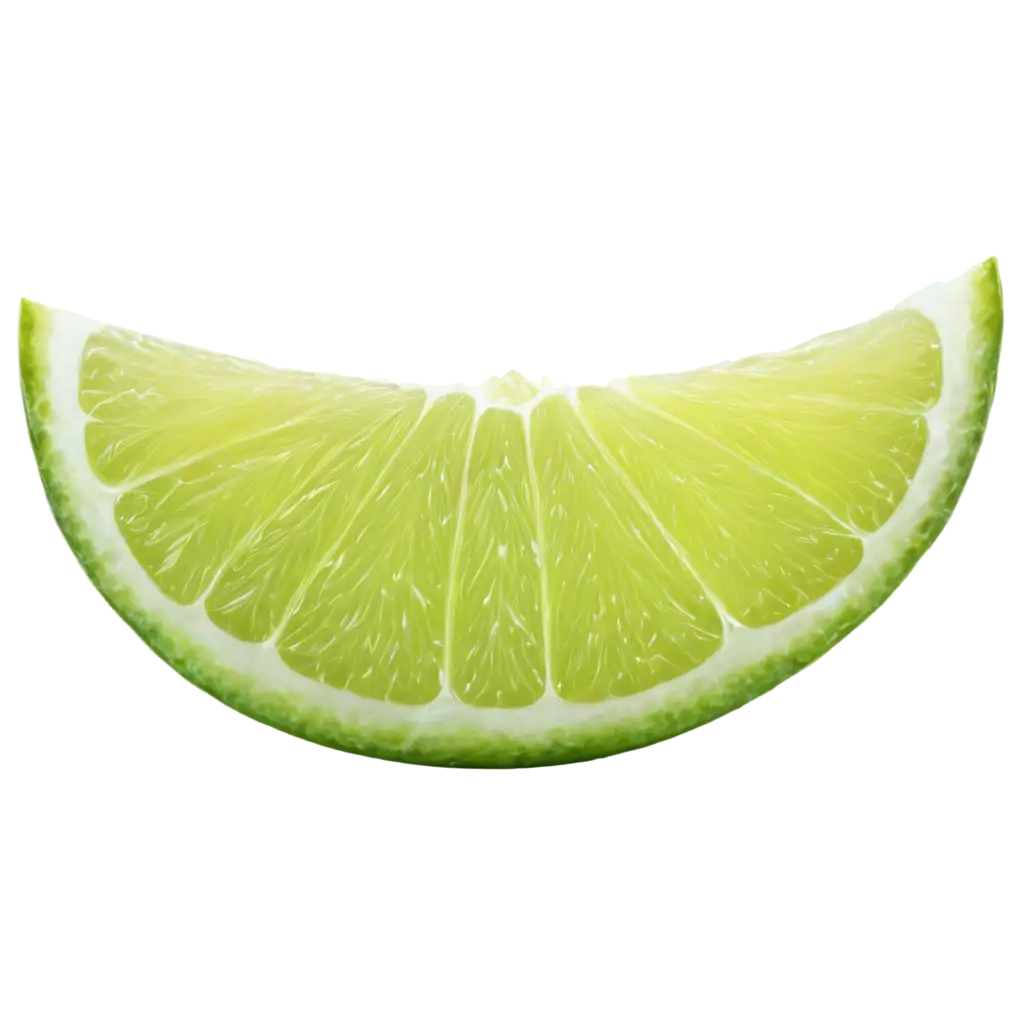 Exquisite-PNG-Rendering-of-a-Perfect-Lime-Slice-Elevate-Visuals-with-HighQuality-Image-Format