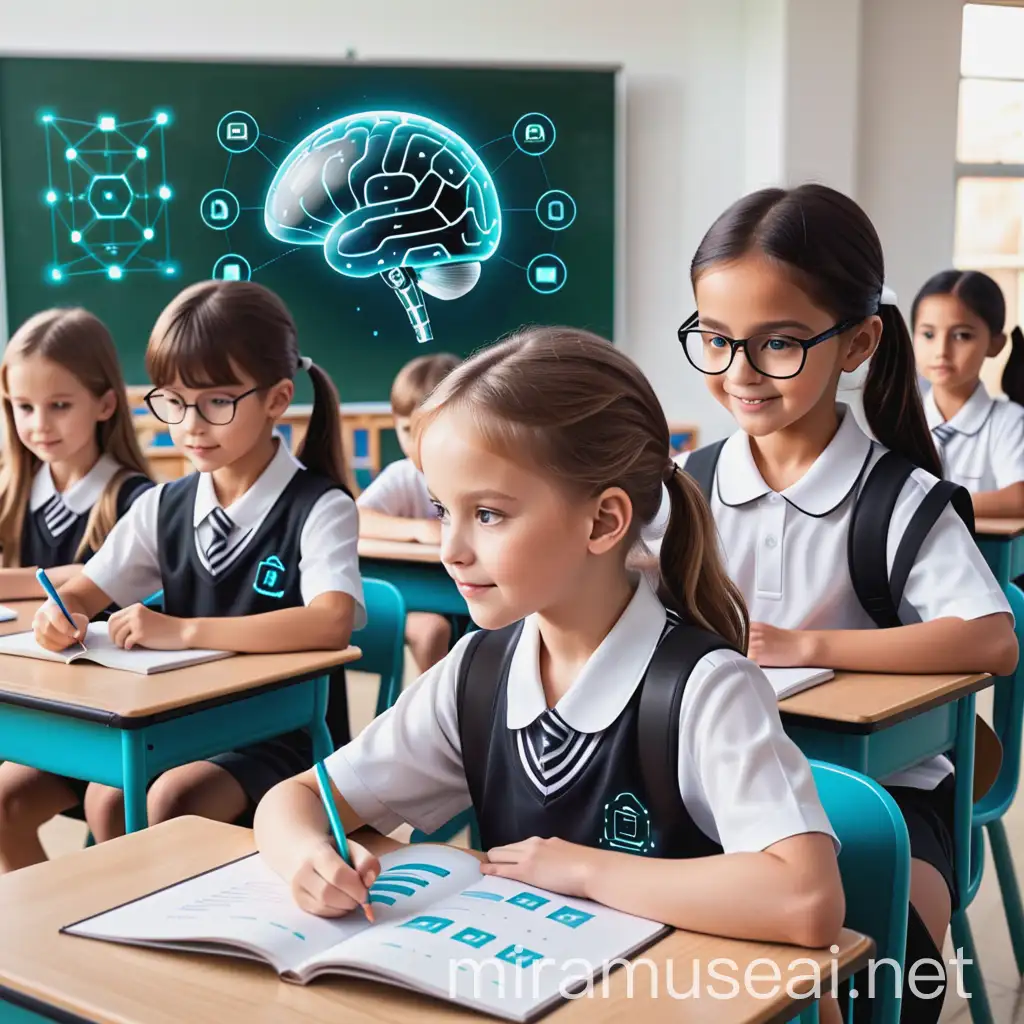 AI Learning in Classroom Setting with Students and Teacher