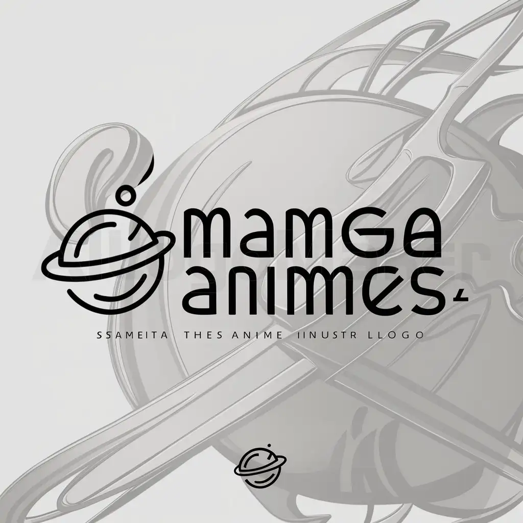 LOGO-Design-for-Manga-Animes-Planetary-Inspiration-with-Clear-Background